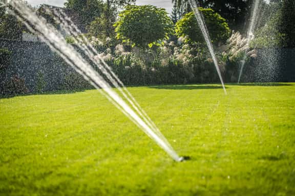 Irrigation system installation by Desert Terrain Landscape in the Coachella Valley